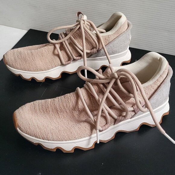 Sorel Women's Beige Kinetic Lace NL3227-257 Mesh Athletic Running Sneaker Size 8 - Picture 5 of 10